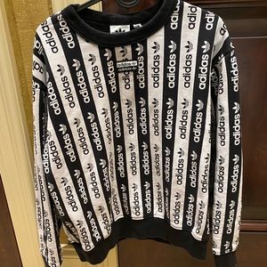 Men’s Adidas Originals Striped Sweatshirt Size Small